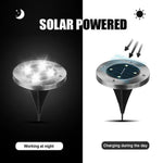 Solar Powered Floor Path LED Light