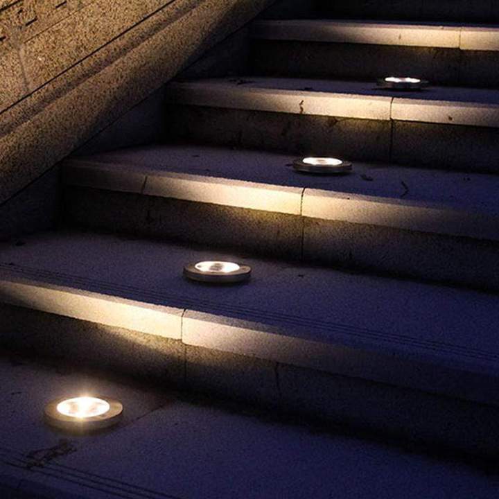 Solar Powered Floor Path LED Light