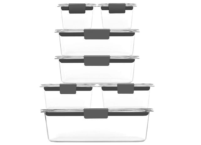 Rubbermaid Brilliance Storage 14-Piece Plastic Lids