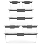 Rubbermaid Brilliance Storage 14-Piece Plastic Lids