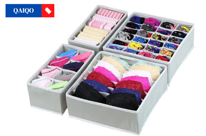 Simple Houseware Closet Underwear Organizer Drawer Divider 4 Set