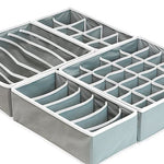 Simple Houseware Closet Underwear Organizer Drawer Divider 4 Set