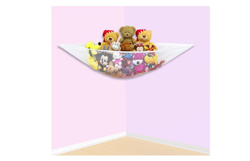 2 PK - Simplehouseware Stuffed Animal Jumbo Toy Storage Hammock