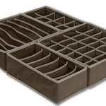 Simple Houseware Closet Underwear Organizer Drawer Divider 4 Set
