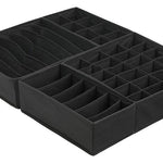 Simple Houseware Closet Underwear Organizer Drawer Divider 4 Set
