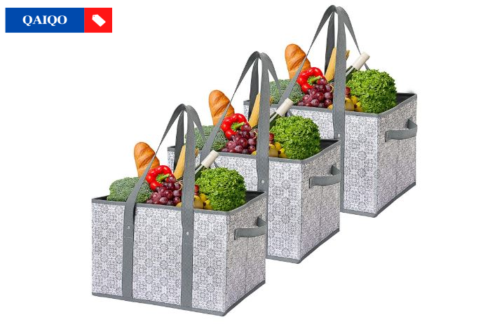 Reusable Grocery Bags Storage Baskets Shopping Bags