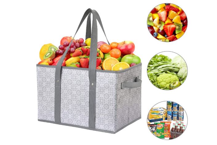 Reusable Grocery Bags Storage Baskets Shopping Bags